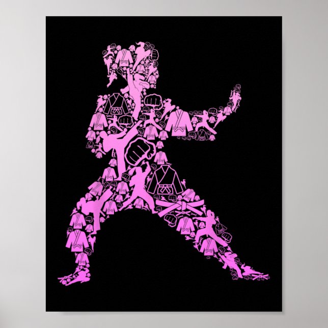 Póster Chicas de Karate (Frente)