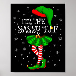 Póster Chicas de la familia I'm The Sy Elf Christm