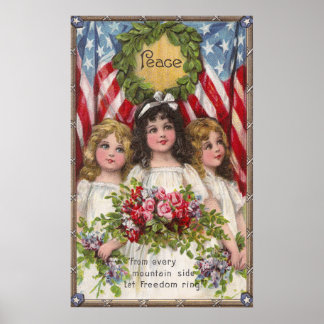 Póster Chicas de la Libertad Patriótica