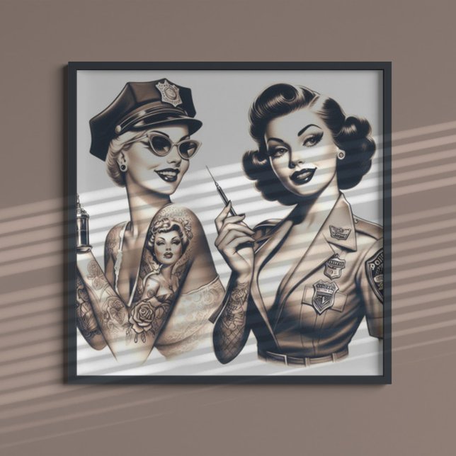 Póster Chicas de la policía de Tattooed (Subido por el creador)