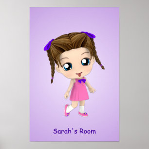 Póster Chicas de la sala Chibi Poster