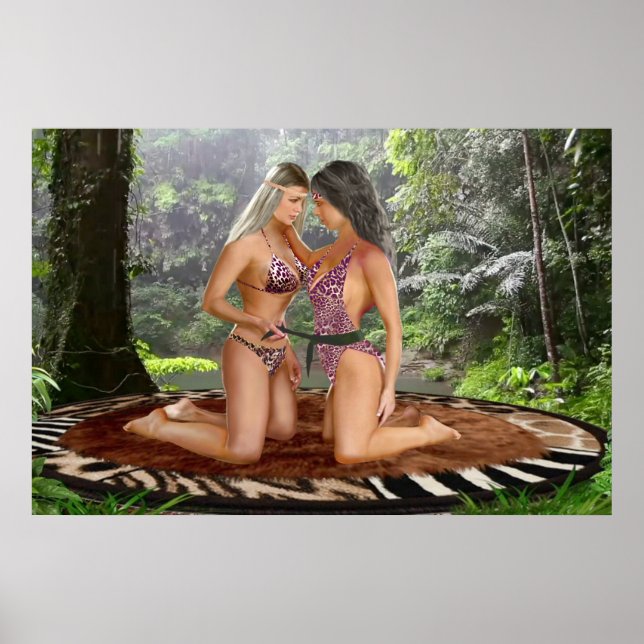 PÓSTER CHICAS DE LA SELVA SE ENFRENTAN (Frente)