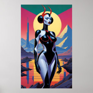 Póster Chicas de Latex Devil de Marte