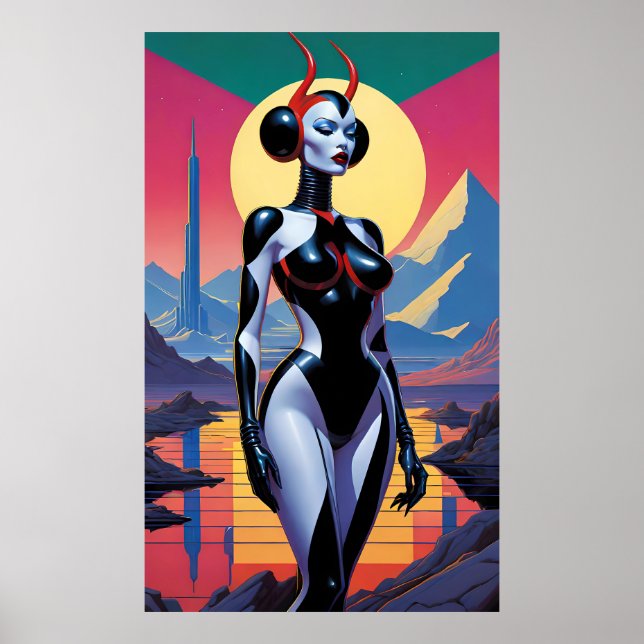 Póster Chicas de Latex Devil de Marte (Frente)