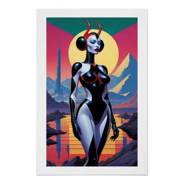 Póster Chicas de Latex Devil de Marte (Anverso)
