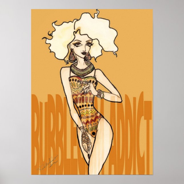 Póster Chicas de látigo "Harlow" (Frente)