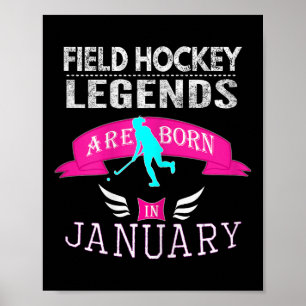 Póster Chicas Destacadas Leyenda del Hockey Nacidas en En
