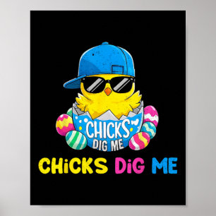 Póster Chicas en el Día de Pascua Me Encadenan Chick con 