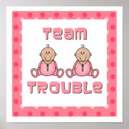 Póster Chicas gemelos