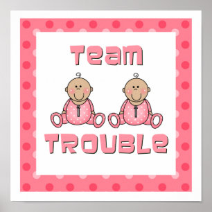 Póster Chicas gemelos