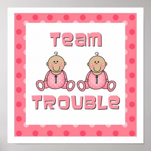 Póster Chicas gemelos (Frente)