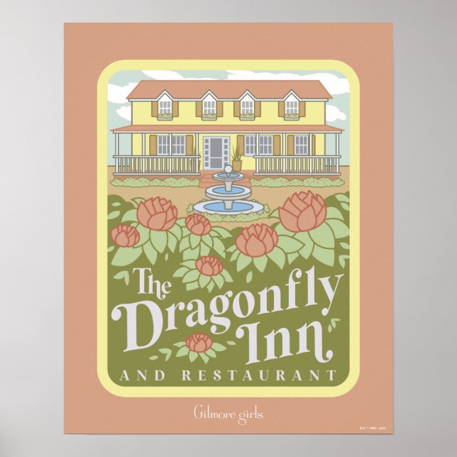 Póster Chicas Gilmore | El restaurante Dragonfly Inn & Re (Frente)