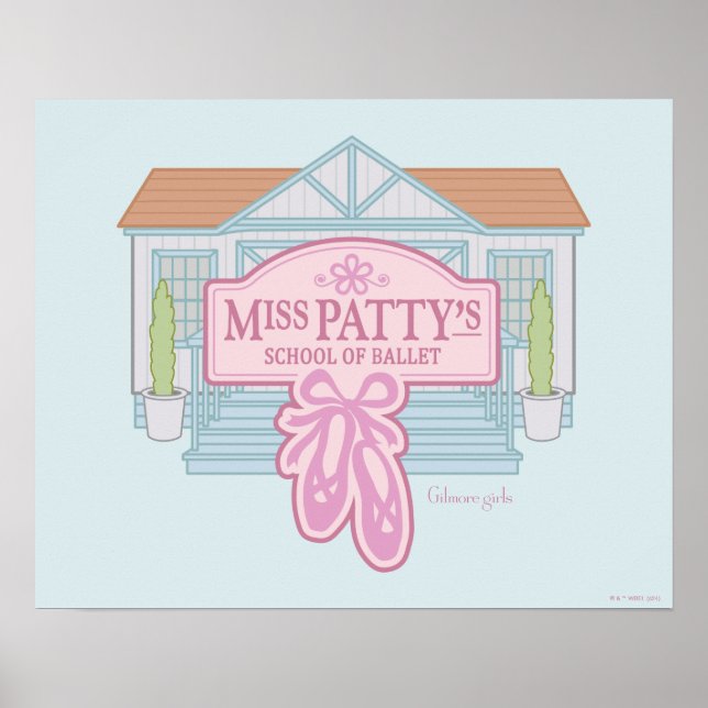 Póster Chicas Gilmore | Escuela de ballet de Miss Patty (Frente)