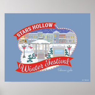 Póster Chicas Gilmore Festival de Invierno Stars Hollow