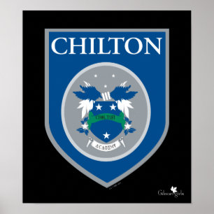 Póster Chicas Gilmore Insignia de la Academia Chilton