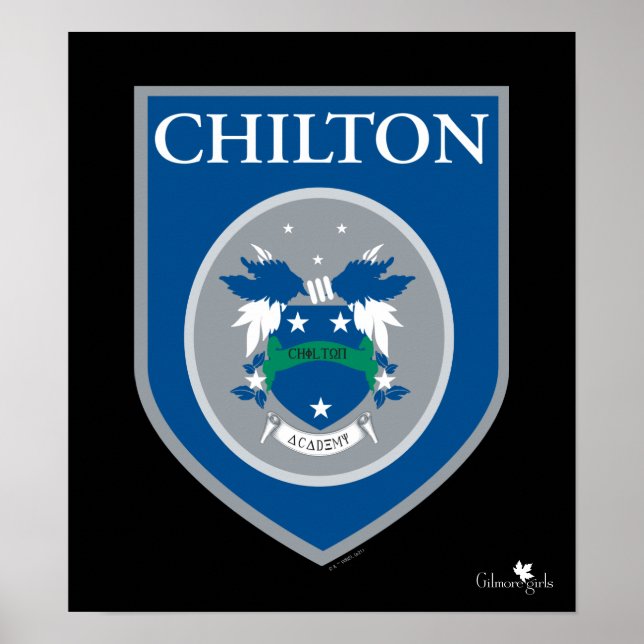Póster Chicas Gilmore | Insignia de la Academia Chilton (Frente)