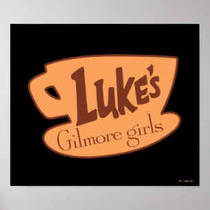 Póster Chicas Gilmore Logo de Luke's Diner