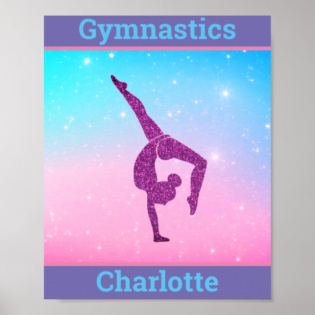 Póster Chicas Gymnastics Pastel (Frente)