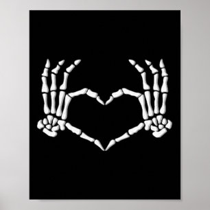 Póster Chicas Halloween hombres con disfraces de Hands He
