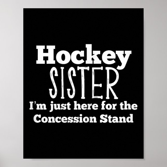 Póster Chicas Hermanas de Hockey Juego de hijo de hija he (Frente)