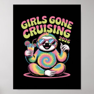Póster Chicas Hippies Perezosas de Crucero 2026 Vacacione