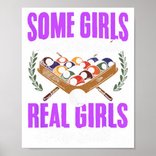 Póster Chicas Juegan Con Jugadores De La Piscina De Snook