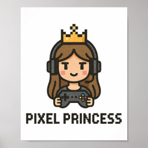 Póster Chicas Jugadoras Video Juegos Para Mujeres Cosas P