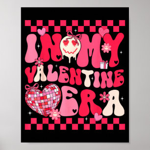 Póster Chicas Lindas En Mi Era de San Valentín Niños Retr
