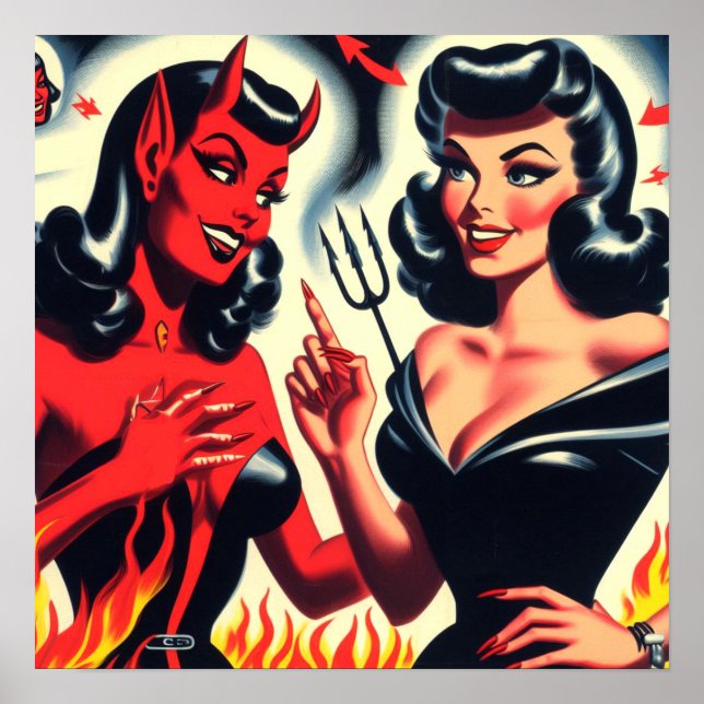 Póster Chicas malvados (Frente)