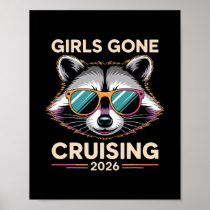 Póster Chicas Mapache Basura Fuera de Crucero 2026 Crucer