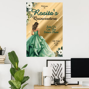 Póster Chicas Mexicanas Cumpleaños 15 Quinceañera