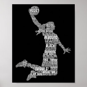 Póster Chicas mujeres Chicas de baloncesto