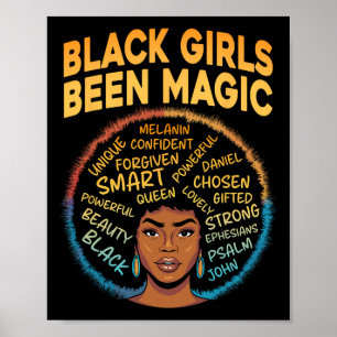 Póster Chicas Negras Han Sido Magia Historia Negra Melani
