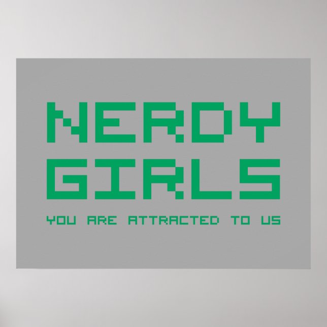 Póster Chicas Nerdy 2 (Frente)