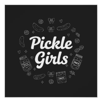 Póster Chicas Pickle, Diseño de cita de enamorada
