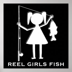 PÓSTER CHICAS REEL PESCADO - POSTER