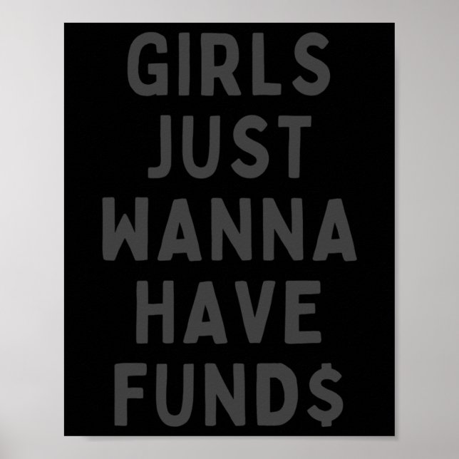 Póster Chicas Solo Quieren Tener Pegatinas De Fondos (Frente)