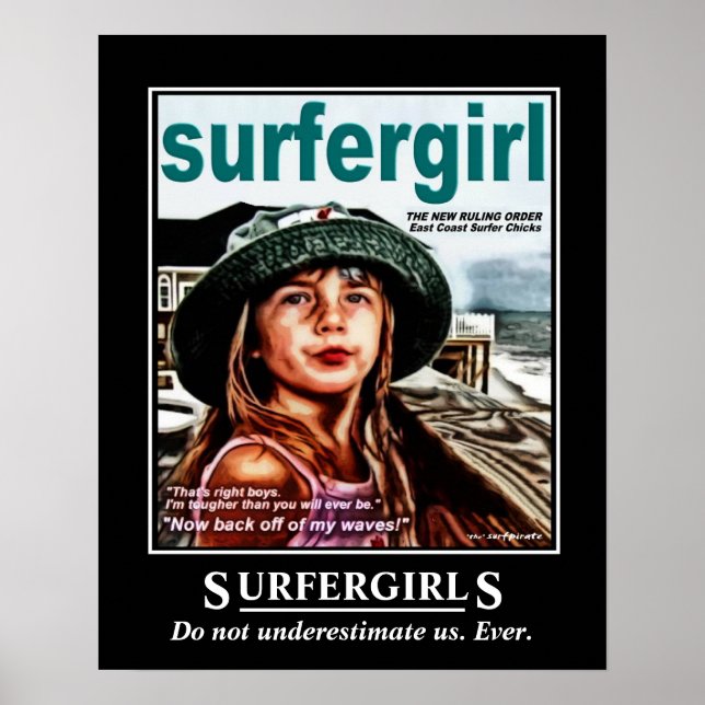 Póster Chicas surfistas (Frente)