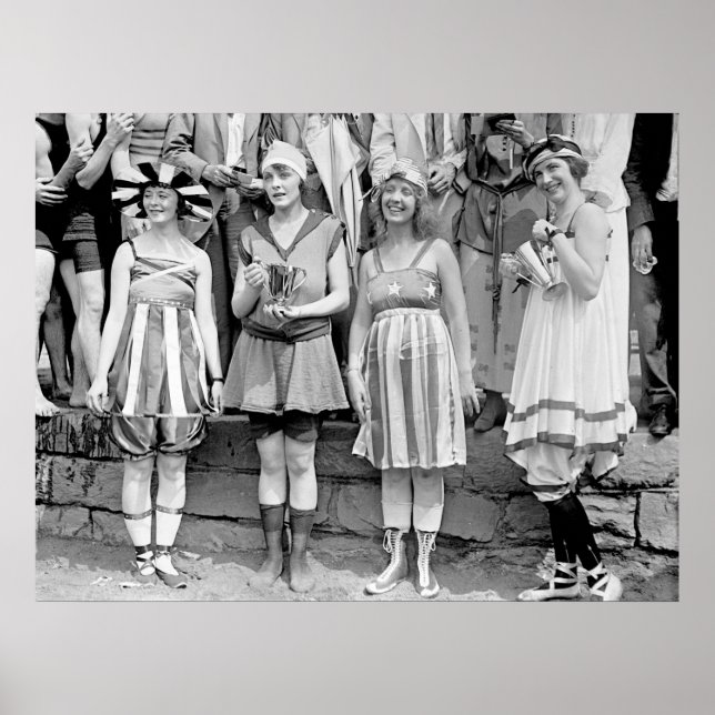 Póster Chicas trofeo: 1919 (Frente)