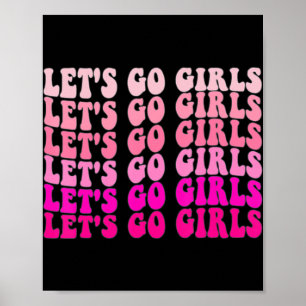 Póster Chicas Vamos Despedida de Soltera Retro Fiesta Nup