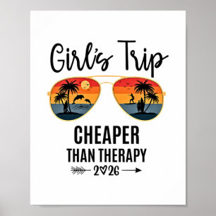 Póster Chicas Viaje Más Barato Que Una Terapia 2026 Parti
