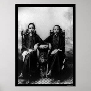 Póster Chicas vietnamitas 1903