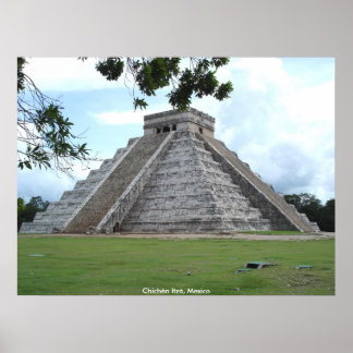 Póster Chichen Itza, México