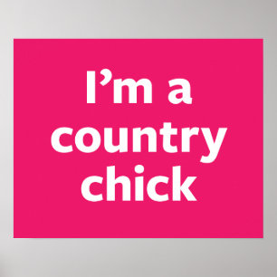 Póster Chick de país