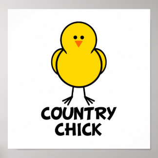 Póster Chick de país