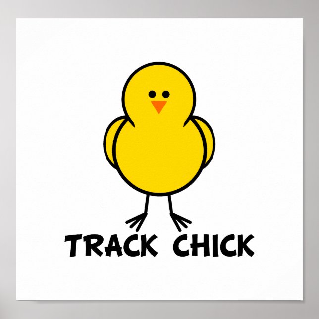Póster Chick de pista (Frente)