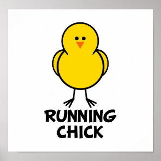 Póster Chick en ejecución