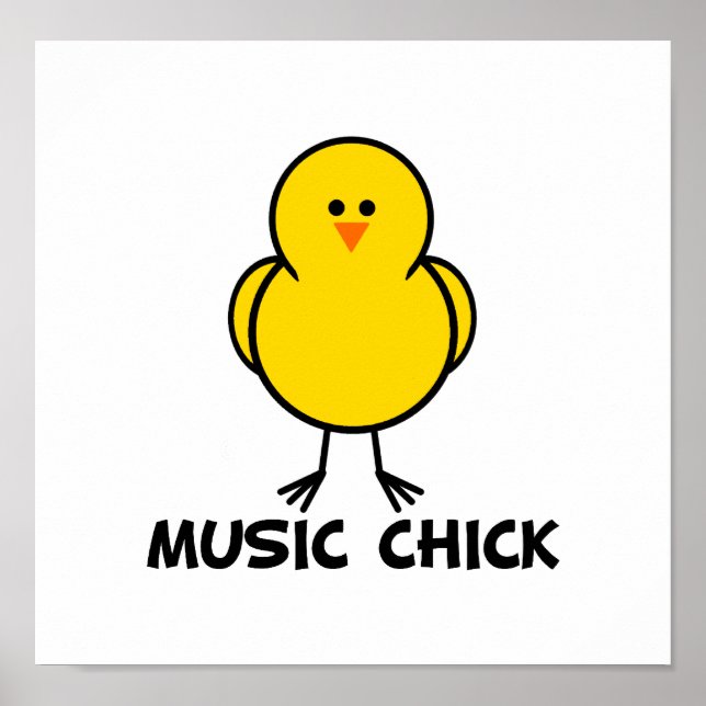 Póster Chick musical (Frente)
