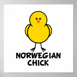Póster Chick noruego