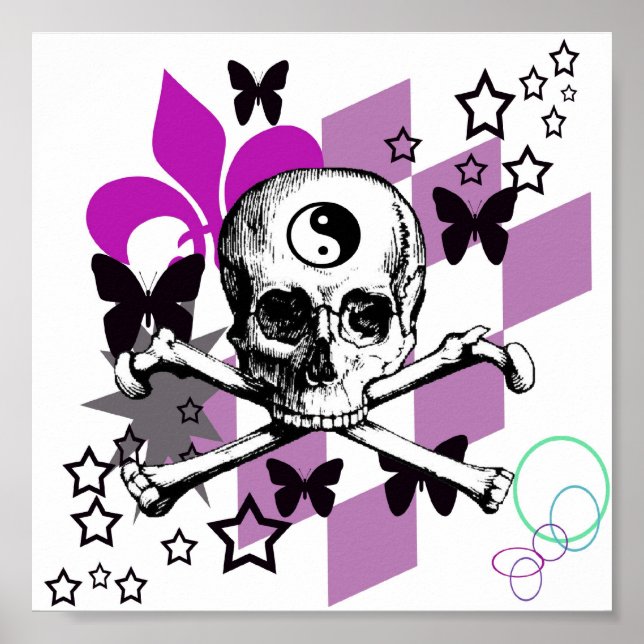 Póster Chick Skull (Frente)